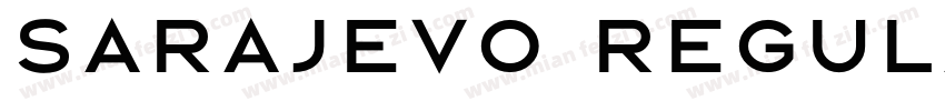 Sarajevo Regular字体转换